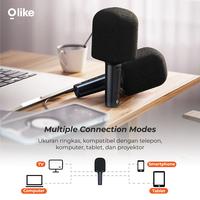 Gambar Olike KM1 Mic Karaoke Bluetooth Speaker Wireless Microphone Portable Port Aux TF Card 1200mAh Playtime 9 Jam Garansi Resmi 1 Tahun dari EF Acc Store undefined 2 Tokopedia