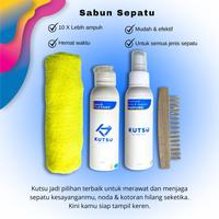 Gambar Shoes cleaner sabun pembersih sepatu TEKNOLOGI JEPANG 100ml. - 100 ML dari KUTSUCARE undefined 1 Tokopedia