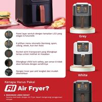 Gambar MITO Air Frayer AF6 Smart Air Frayer Digital 5 Liter - Hitam dari Kitchenlin undefined 5 Tokopedia