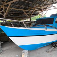 Gambar Kapal Perahu Full Fiber 100% Panjang 8 Meter X Lebar 1.6M Fishing Boat Yatch Model With Stainless Steel 304 dari NORTH BLUE FISHING undefined 3 Tokopedia