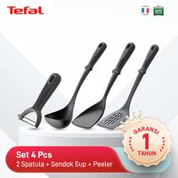 Gambar Tefal Sutil / Sendok Sup Spatula Peeler Comfort Set Nylon Tahan Panas - 3 pcs sutil dari Tefal Indonesia Official undefined 1 Tokopedia