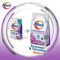 Gambar Attack Sensor Matic 800gr Fourpack +Gift - Deterjen Bubuk Untuk Mesin Cuci - ToplesInterlock dari KAO Indonesia undefined 2 Tokopedia