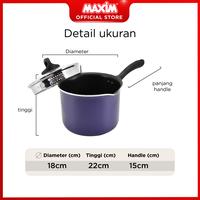 Gambar Maxim EZP Panci Pour Pan Teflon 18cm + Tutup dari Maxim Kitchenware_NEW undefined 2 Tokopedia