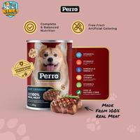 Gambar PERRO WET DOG FOOD 375GR MAKANAN BASAH UNTUK ANJING - CHICKEN CHUNKED, TANPA BUBBLE dari king's petshop undefined 5 Tokopedia