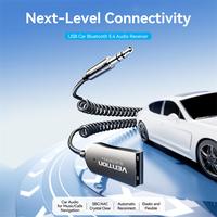 Gambar Vention Kabel USB 2.0 Male to AUX TRS 3.5mm Car Wireless Bluetooth 5.4 Audio Receiver Coiled Cable HIFI - NAI dari Vention By Andalan undefined 3 Tokopedia