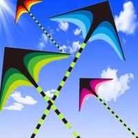 Gambar Ready Mainan Layangan Pantai Super Jumbo / Beach Kite Toys Dilipat Portable - Biru dari toko slam met undefined 3 Tokopedia