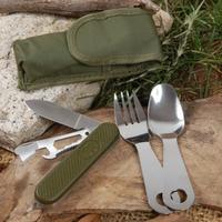 Gambar sendok garpu pisau lipat camping hiking survival travel sunny outdoor dari Makadam Adventure undefined 1 Tokopedia