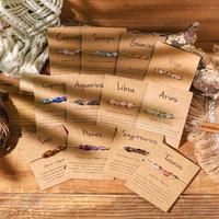 Gambar Fashion 12 Constellation Sign Natural Birth Stone Handmade Bracelet For Women Kids Aries Leo Braid Bracelet Birthday Gift - BR23Y0509-11 dari Dwi budianto undefined 5 Tokopedia