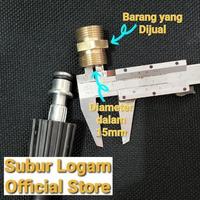 Gambar Nepel Drat M22 x M22 untuk Sambungan Selang QL 2350 Jet Cleaner dari Subur Logam Store undefined 2 Tokopedia