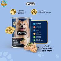 Gambar PERRO WET DOG FOOD 375GR MAKANAN BASAH UNTUK ANJING - CHICKEN CHUNKED, TANPA BUBBLE dari king's petshop undefined 3 Tokopedia