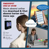 Gambar Mesin Absensi Wifi Fingerspot Vida W-2411M / W2411M Face ID / Mifare Card / QR Code dari BintangRayaKomputer undefined 2 Tokopedia