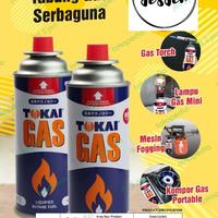 Gambar Gas Portable TOKAI 235gr / Portable Gas Can TOKAI Original /Gas Kompor dari JesJen undefined 1 Tokopedia