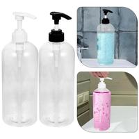 Gambar NEW 2PCS SHAMPOO BOTTLE CLEAR SOAP DISPENSER WITH PUMP PLASTIC HAND SOAP DISPENSER SOAP PUMP BOTTLES 1000ML OIL SHAMPOO BOTTLES - 2Pcs, 1000ml dari Iyamas Store undefined 1 Tokopedia