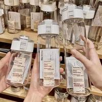 Gambar MUJI Botol Air Minum Transparan Water Bottle kemasan Sablon Botol - 550 ML dari Tumblerme undefined 1 Tokopedia