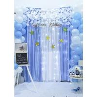 Gambar Paket Dekorasi Aqiqah ,syukuran khitan/7 bulanan/ulang tahun/happy birthday bx12 - Gold x putih, Tanpa balon dari Pudelisius undefined 3 Tokopedia