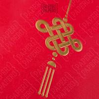 Gambar Chinese Tassel Red Envelope (5 Pcs) - Amplop Angpao Merah Gambar Rumbai Cina Tionghoa Emas Emboss Timbul Imlek Kertas Import dari paperipapero undefined 3 Tokopedia