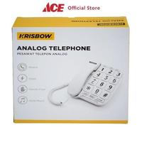 Gambar New Ace Telepon Analog Big Button Telephone Telpon Rumah Alat Komunikasi Elektronik Tangga Hotel Restoran Berkualitas - Hitam dari arielajeee undefined 5 Tokopedia