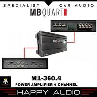 Gambar Power Amplifier 4 Channel MB QUART M1-360.4 SQ Class A/B Original dari NEW HAPPY AUDIO undefined 3 Tokopedia