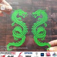 Gambar cutting stiker naga liong variasi motor mobil tatto sticker timbul promo - Putih, 15x14 dari Kakashi Shop Store undefined 3 Tokopedia
