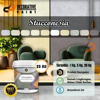 Gambar Cat Tembok Motif Stucco | 25 Kg - Stucconesia | Motif Cement Expose - Glommy Grey dari Decorative Paint undefined 1 Tokopedia