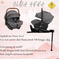 Gambar Nuna Arra Next With Base Car Seat Carrier - Granit nextbase dari TOKO GIANINA undefined 1 Tokopedia