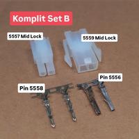 Gambar KR20174 Molex 5557 5559 2pin Male-Female Power Cable Connector (with t - Komplit Set B dari Klinik Robot undefined 2 Tokopedia