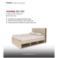 Gambar Paket Set Kamar Minimalis Modern Premium (Set Pengantin)Lemari Kasur Acura Full Set by Creativ - Acura SB 80 dari Mitra Karya Furniture JTB undefined 2 Tokopedia
