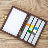 Gambar Empty Watercolor Palette Paint Container Portable Watercolor Paint Palette Box with Mixing Area Paint Tray Box for Painters dari Agnesfrag Fashion undefined 1 Tokopedia