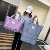 Gambar RSM Tas Travel Lipat Motif Besar Foldable Polos Tas Koper Jinjing - 2 TINGKAT ABU dari Retail Shopping Mall undefined 2 Tokopedia