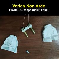 Gambar Steker Bulat Colokan Listrik SNI AC Socket Stop Kontak Soket Non Arde Kabel Setrika - Non Arde dari Mirorim.Indonesia undefined 4 Tokopedia