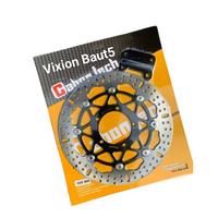 Gambar Piringan Disc Cakram Depan Variasi Model PSM 300mm Vixion Old New pnp - bulat Gold CR7, Vixion 300mm dari @Pin Acc Motor@ undefined 1 Tokopedia