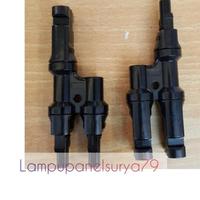 Gambar Konektor Connector MC4 MC 4 Cabang 2 2IN1 Solar Panel Pararel dari cimis store ggmy undefined 2 Tokopedia