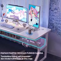 Gambar (new) KUCA Meja Komputer Meja Gaming Minimalis Modern Meja Laptop Meja Belajar Meja kantor [ Garansi lima tahun ] - 100 CM dari geopart undefined 3 Tokopedia