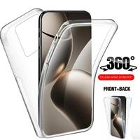 Gambar IMPORT XIAOMI14TPRO CASE 360 DEGREE FRONT+BACK COVER FOR XIAOMI 14T PRO TRANSPARENT FULL COVERGE SHELL CAPA XIOMI MI14T 14 T T14 14TPRO - Transparent, For Xiaomi T14 dari babybelue80 undefined 5 Tokopedia