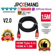 Gambar Kabel HDMI to HDMI Tetherplus v2.0 Ultra 4K 3 Meter ORIGINAL dari JPC Kemang undefined 1 Tokopedia