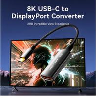 Gambar Resmi Vention USB-C to DP Display Port 8K Male Female Audio CRG CRGBC dari mrkian star online undefined 2 Tokopedia