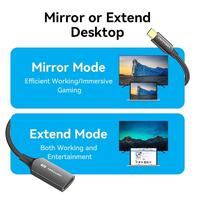 Gambar Resmi Vention USB-C to DP Display Port 8K Male Female Audio CRG CRGBC dari mrkian star online undefined 4 Tokopedia