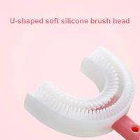 Gambar KS Sikat Gigi Anak Bentuk U Bahan Silikon Training Toothbrush Bayi Balita Bulu Halus Lembut U Shape - Besar (6-12Thn) dari Kyurosu undefined 5 Tokopedia