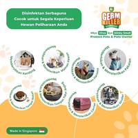 Gambar Germ Killer Surface Pet Odor Remover Disinfectant Spray Penghilang Bau Virus Kotoran Anjing atau Kucing Pengganti Karbol Praktis 5L dari Germ Killer ID undefined 3 Tokopedia