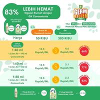 Gambar Germ Killer Disinfektan Pet Odor Remover Penghilang Bau Virus Kotoran Anjing atau Kucing Bebas Virus Kuman Pengganti Karbol Floral 2 Liter dari Germ Killer ID undefined 5 Tokopedia
