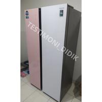 Gambar Kulkas HISENSE RS688N4IWPU Side By Side Inverter 566L RS688N4 dari Didik Elektronik Store undefined 4 Tokopedia