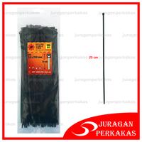 Gambar KABEL TIES 3.6 x 250 MM HITAM - PENGIKAT KABEL TIS - CABLE TIE 100 PCS dari Pedagang Powertools undefined 1 Tokopedia