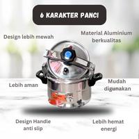 Gambar PANCI PRESTO PELUNAK DAGING / PANCI REBUS LINGKARAN DUA TYPE C - 7L/24CM dari Seven77 Online Shop undefined 4 Tokopedia