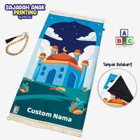 Gambar (STR) Sajadah Anak Printing Custom Nama Anak - SJP 04, TANPA NAMA dari rulo rulo undefined 1 Tokopedia