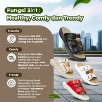 Gambar [PART 2] K-Walk Energy Strap Sendal Kesehatan Sandal Refleksi Jaco Kozuii Kwalk - Relaxer D.Putih, XS dari K-Walk by JACO undefined 3 Tokopedia