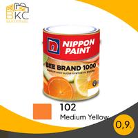 Gambar Cat Minyak Kayu dan Besi Nippon Paint Bee Brand 1000 Kaleng 0,9 Liter 102 Medium Yellow dari BKC Material undefined 1 Tokopedia