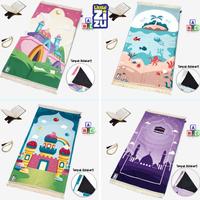 Gambar (STR) Sajadah Anak Printing Custom Nama Anak - SJP 04, TANPA NAMA dari rulo rulo undefined 5 Tokopedia