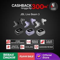 Gambar JBL Live Beam 3 True Wireless Noise Cancelling Closed-Stick Earbuds w/ IP55 Beam3 - Black dari Studio Ponsel Store undefined 1 Tokopedia