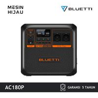 Gambar BLUETTI AC180P Portable Power Station  1800W | 1440Wh Premium Solar Genset - AC180P Only dari Mesin Hijau undefined 1 Tokopedia