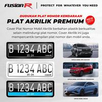 Gambar COVER DUDUKAN TEMPAT TATAKAN PLAT MOBIL MIKA AKRILIK FUSION R - Baut Saja dari Cheap Me undefined 5 Tokopedia